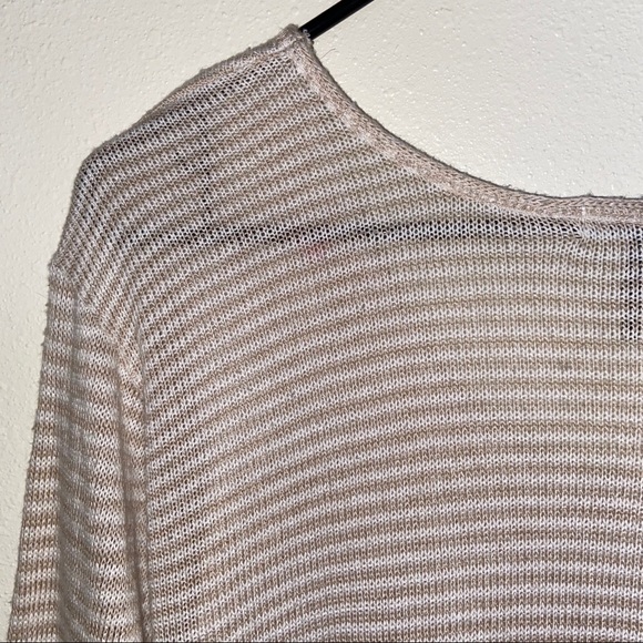 Nollie Tan and White Striped Sweater - Picture 5 of 5